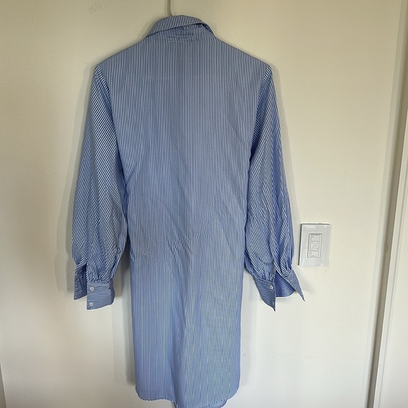 Anthropologie X Mare Mare Blue & White Striped Shirtdress – Size Small – EUC - Picture 7 of 8